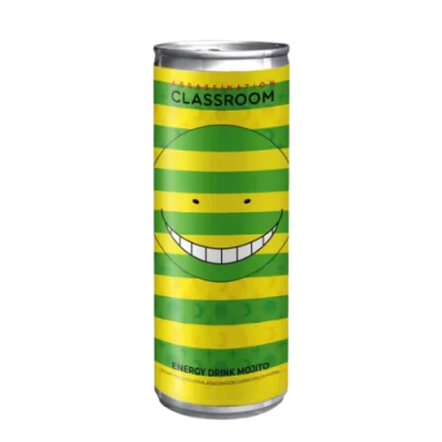Assassination Classroom Energy Drink Mojito Koro Sensei Green 250ml