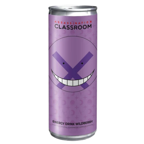 Assassination Classroom Energy Drink Wildberry Koro Sensei Purple 250ml