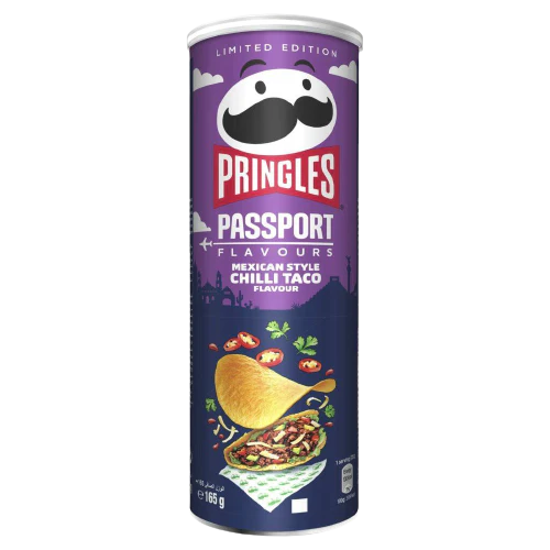 Pringles Passport Mexican Style Chilli Taco Limited Edition