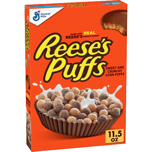 Reese's Peanut Butter Puffs Cereali al Burro di Arachidi e Cioccolato