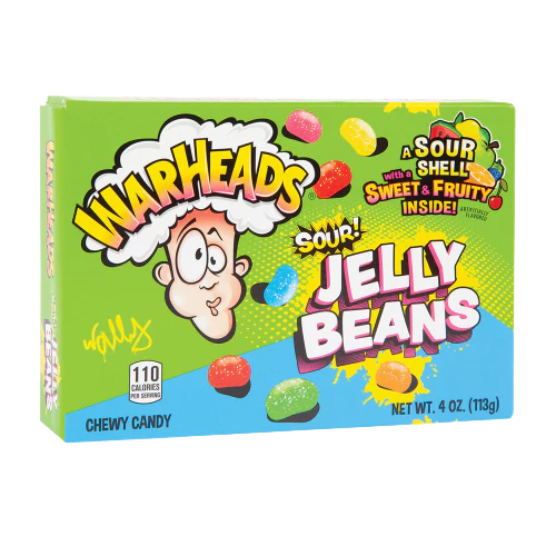 Warheads Sour jelly Beans